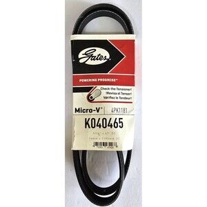 Gates Micro-V Serpentine Belt 4 Rib 47 Inch - K040465 For Cars & Trucks